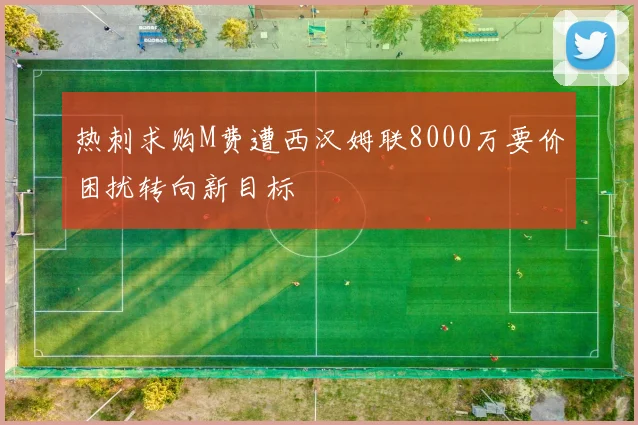 热刺求购M费遭西汉姆联8000万要价困扰转向新目标